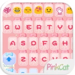 Logo of Pink Cat Emoji Keyboard android Application 